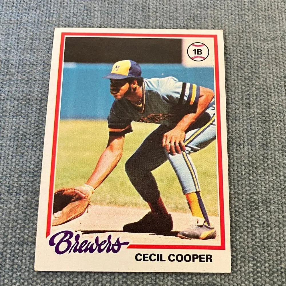 1978 Topps Milwaukee Brewers Baseball Card Trading Card